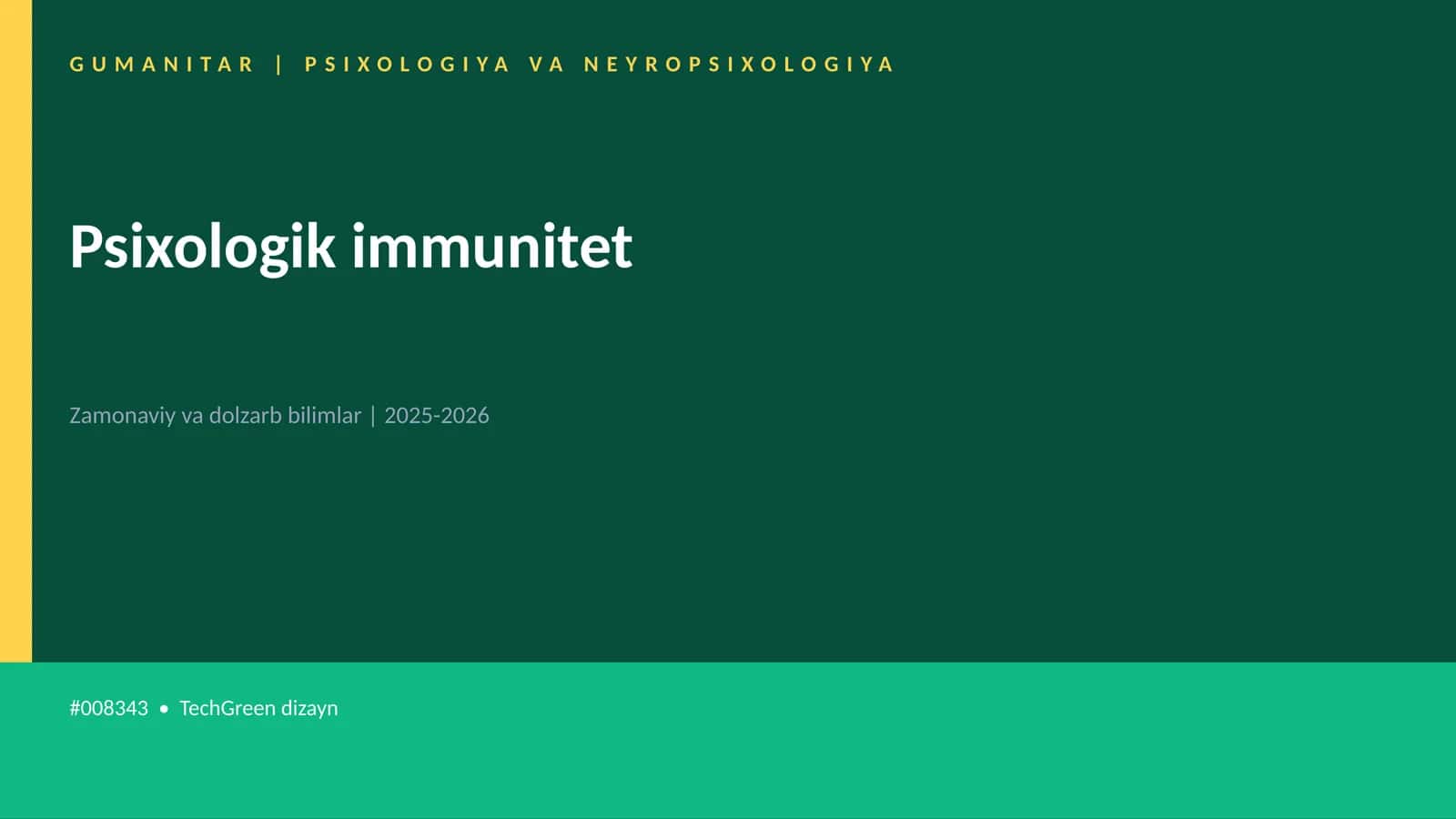 Psixologik immunitet 1