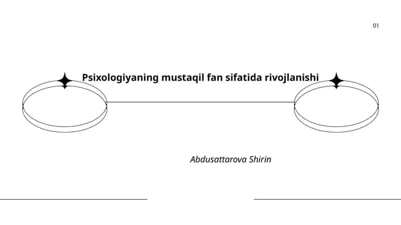 Psixologiyaning mustaqil fan sifatida rivojlanishi 1