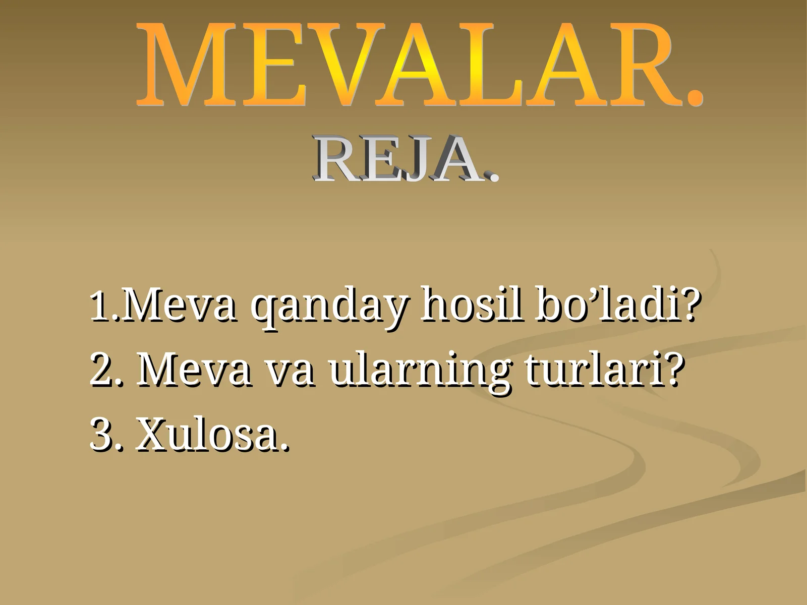 Mevalar 1
