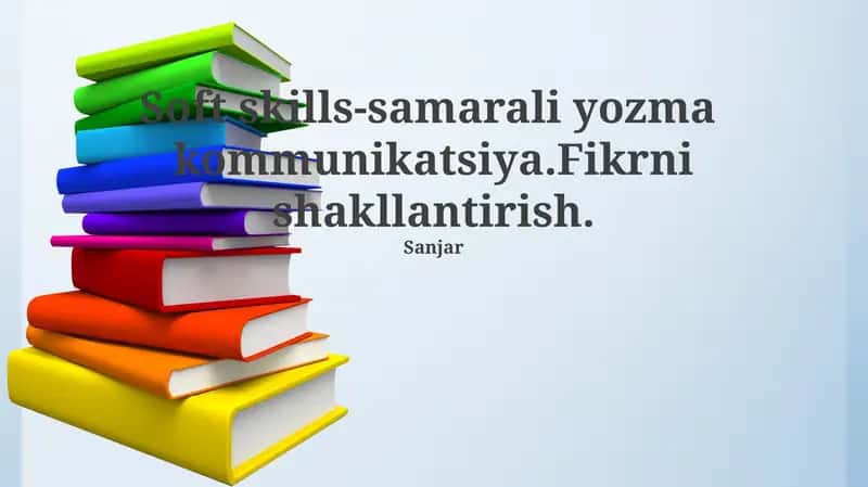 Yozma muloqot va fikr bildirish asoslari 1