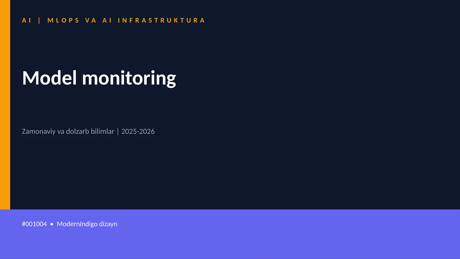 Model monitoring 1
