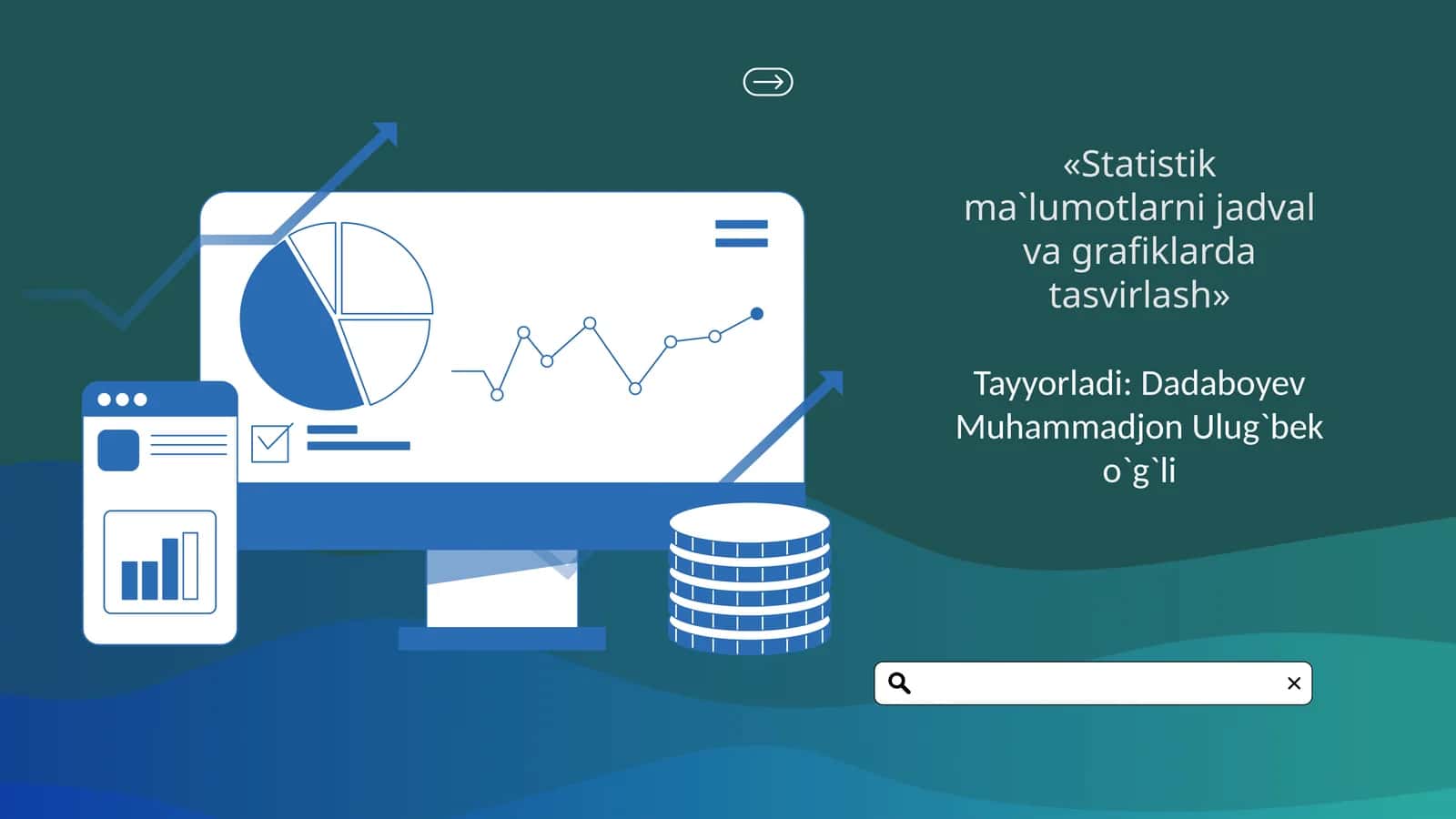 Statistik ma`lumotlarni jadval va grafiklarda tasvirlash 1