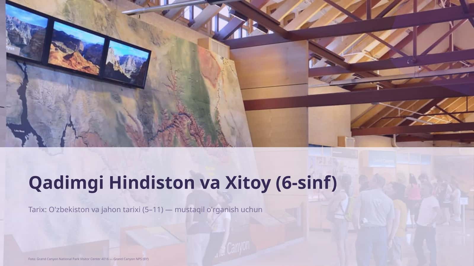 Qadimgi Hindiston va Xitoy (6-sinf) 1