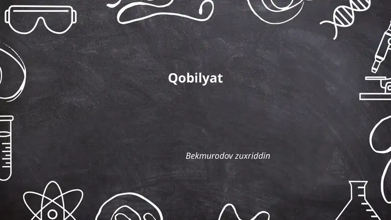 Qobilyat 1