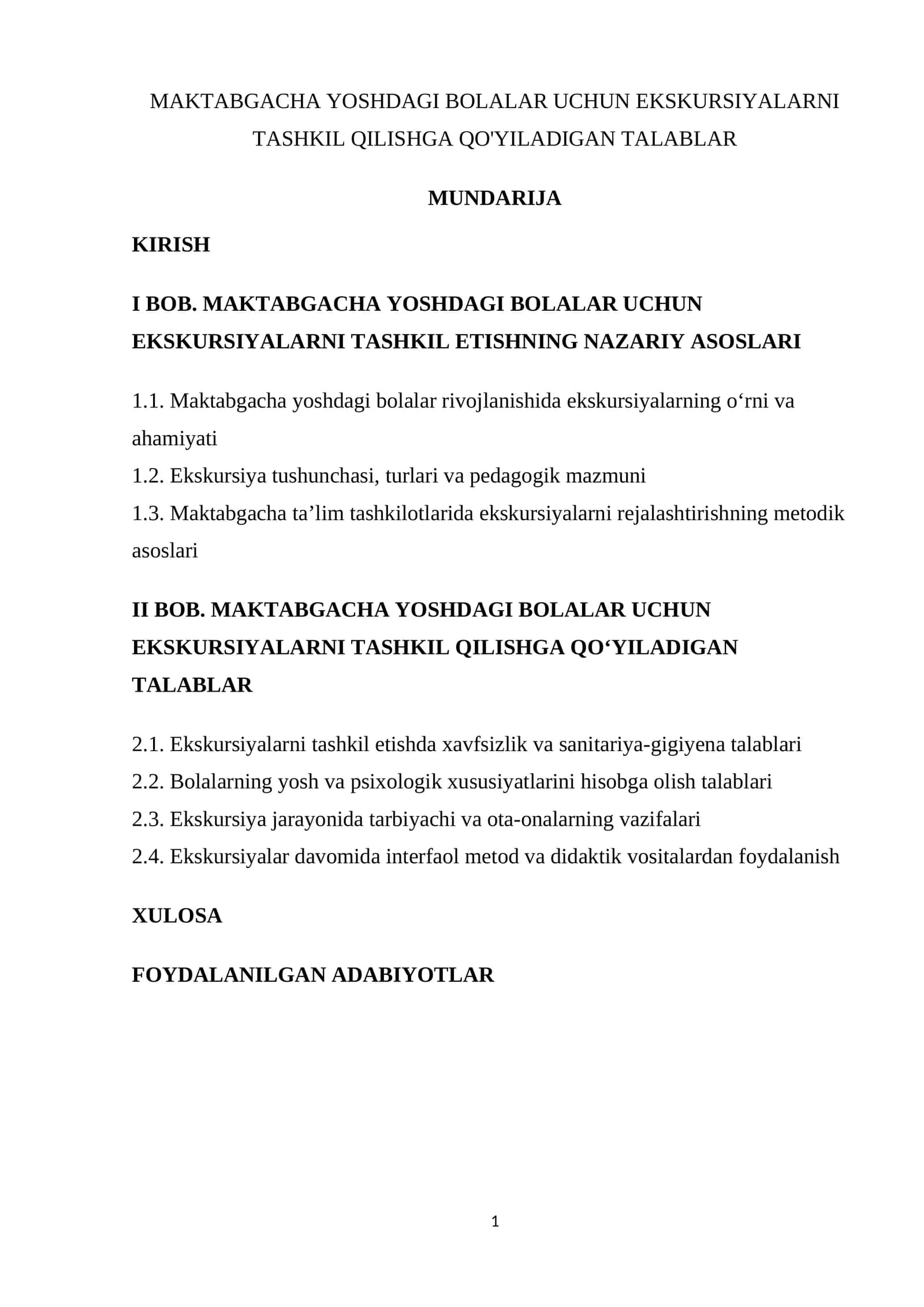 TALAB 1