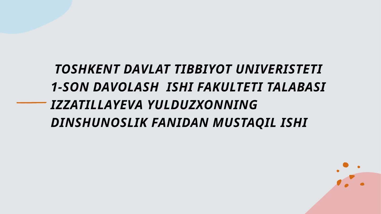 Dinvahurfikrlilik (Berdyaevning dini yhurfikrlilik haqidagi gʻoyalarini Gʻazzoliygʻoyalaribilan qiyoslash) 1