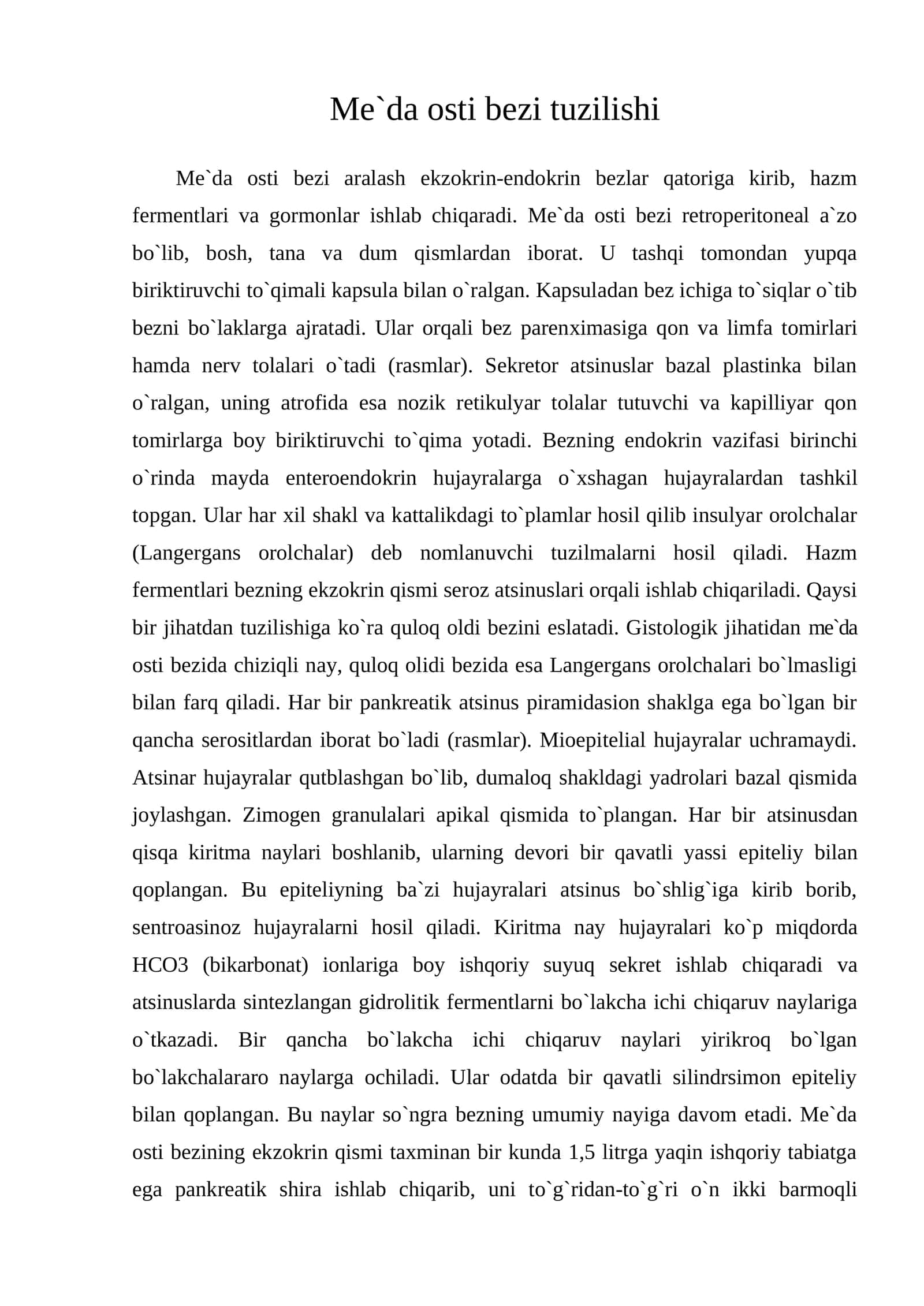 Me`da osti bezi tuzilishi 1