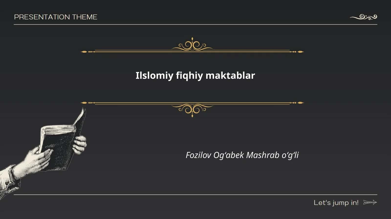 Ilslomiy fiqhiy maktablar 1