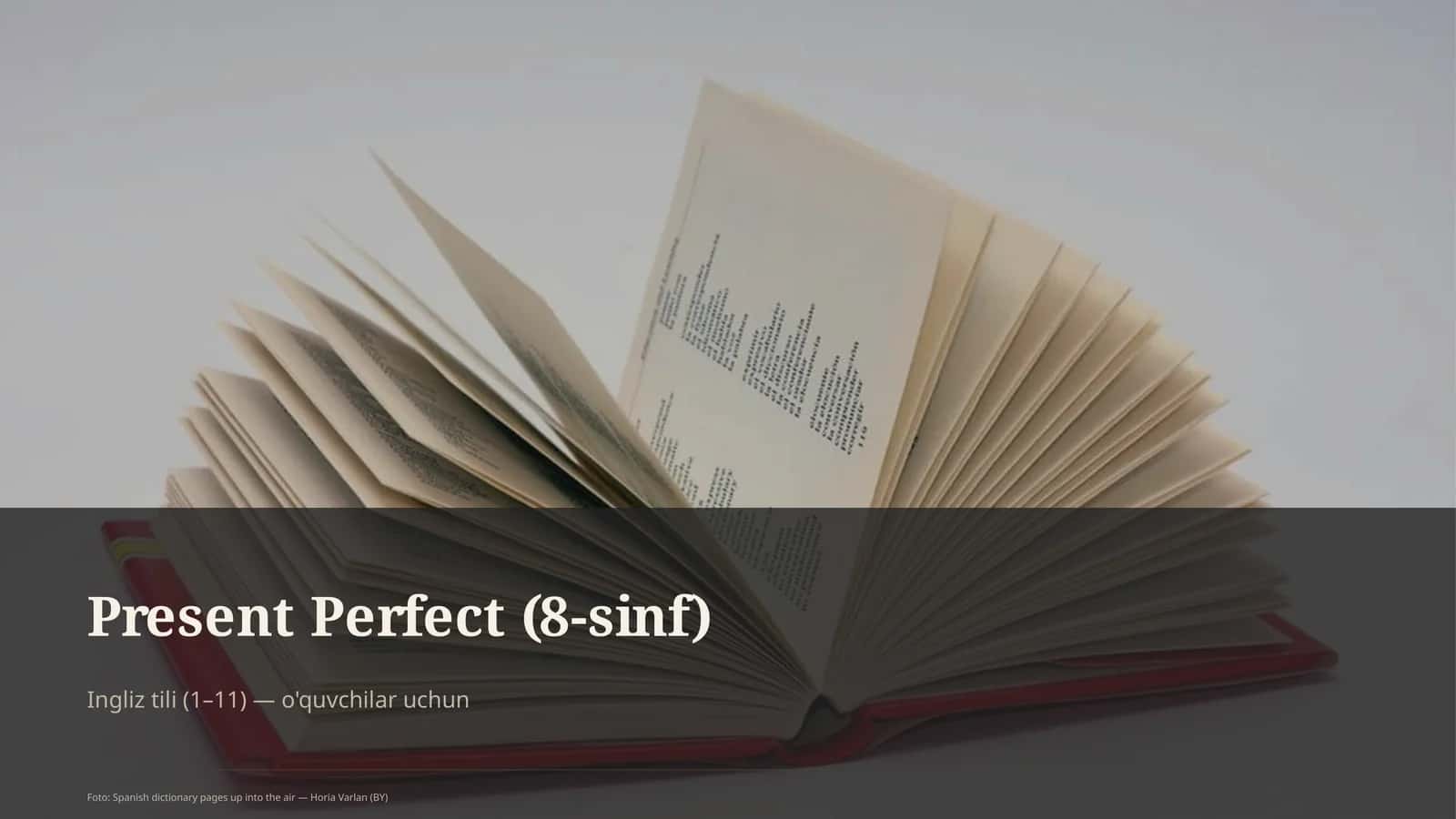Present Perfect (8-sinf) 3