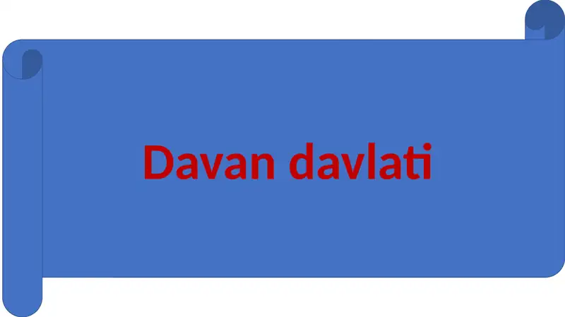 Davan davlati 1