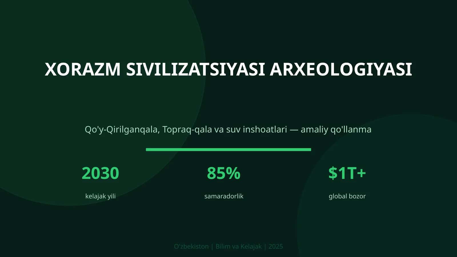 XORAZM SIVILIZATSIYASI ARXEOLOGIYASI 1