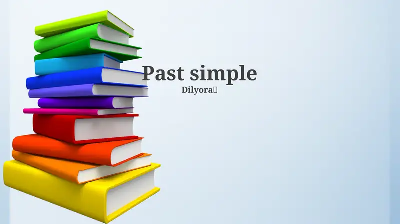 Past simple 1