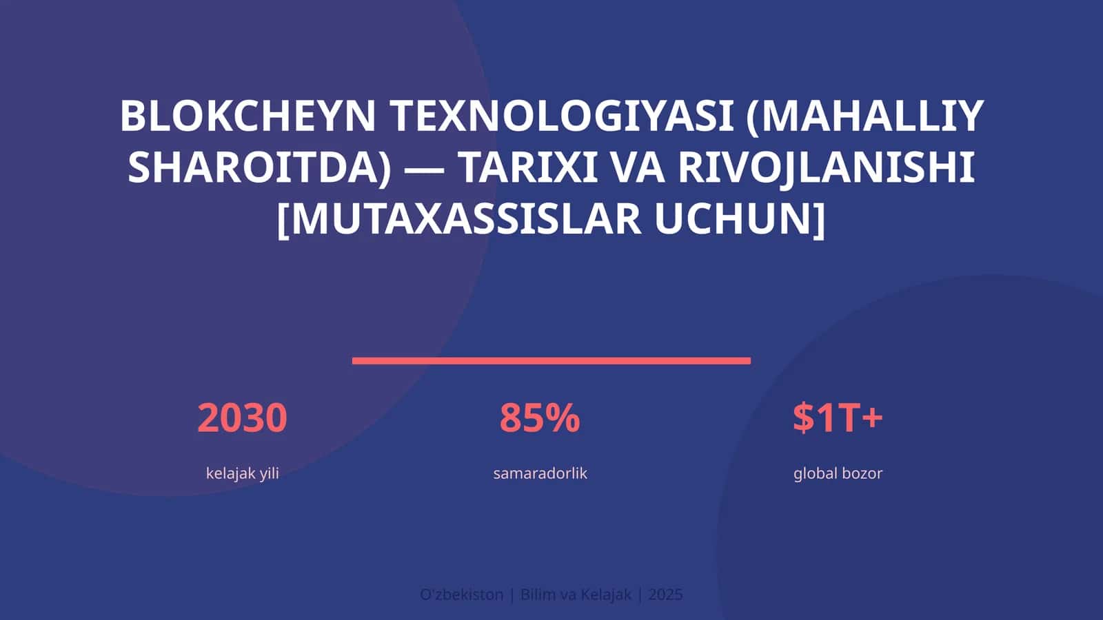 Blokcheyn Texnologiyasi (Mahalliy Sharoitda) - Tarixi va Rivojlanishi [Mutaxassislar Uchun] 1