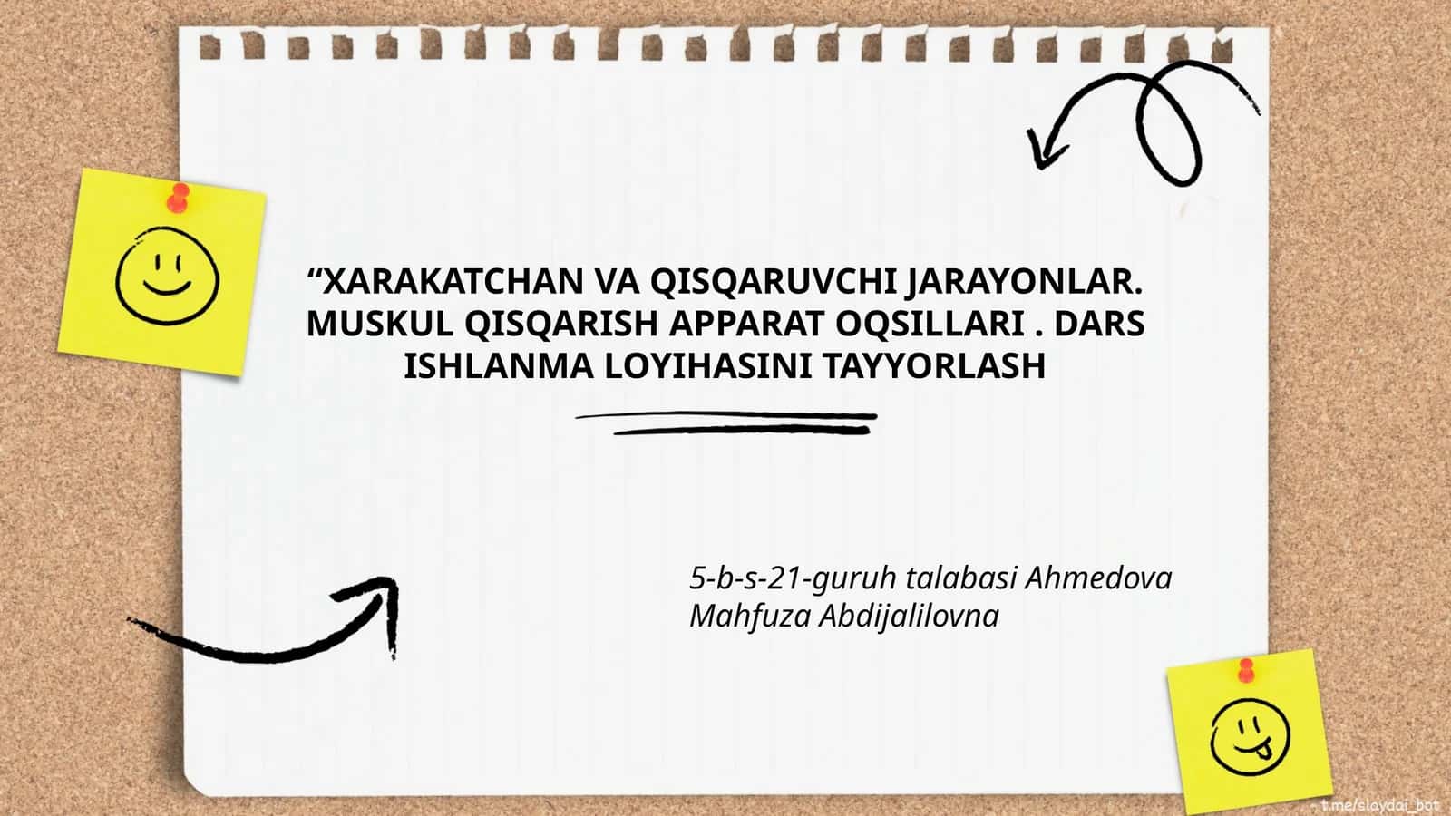 MUSKUL QISQARISH APPARAT OQSILLARI 1