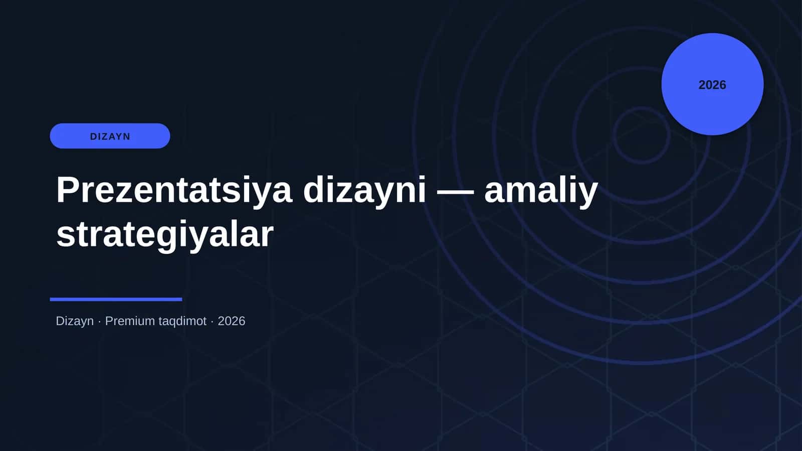 Prezentatsiya dizayni — amaliy strategiyalar 1