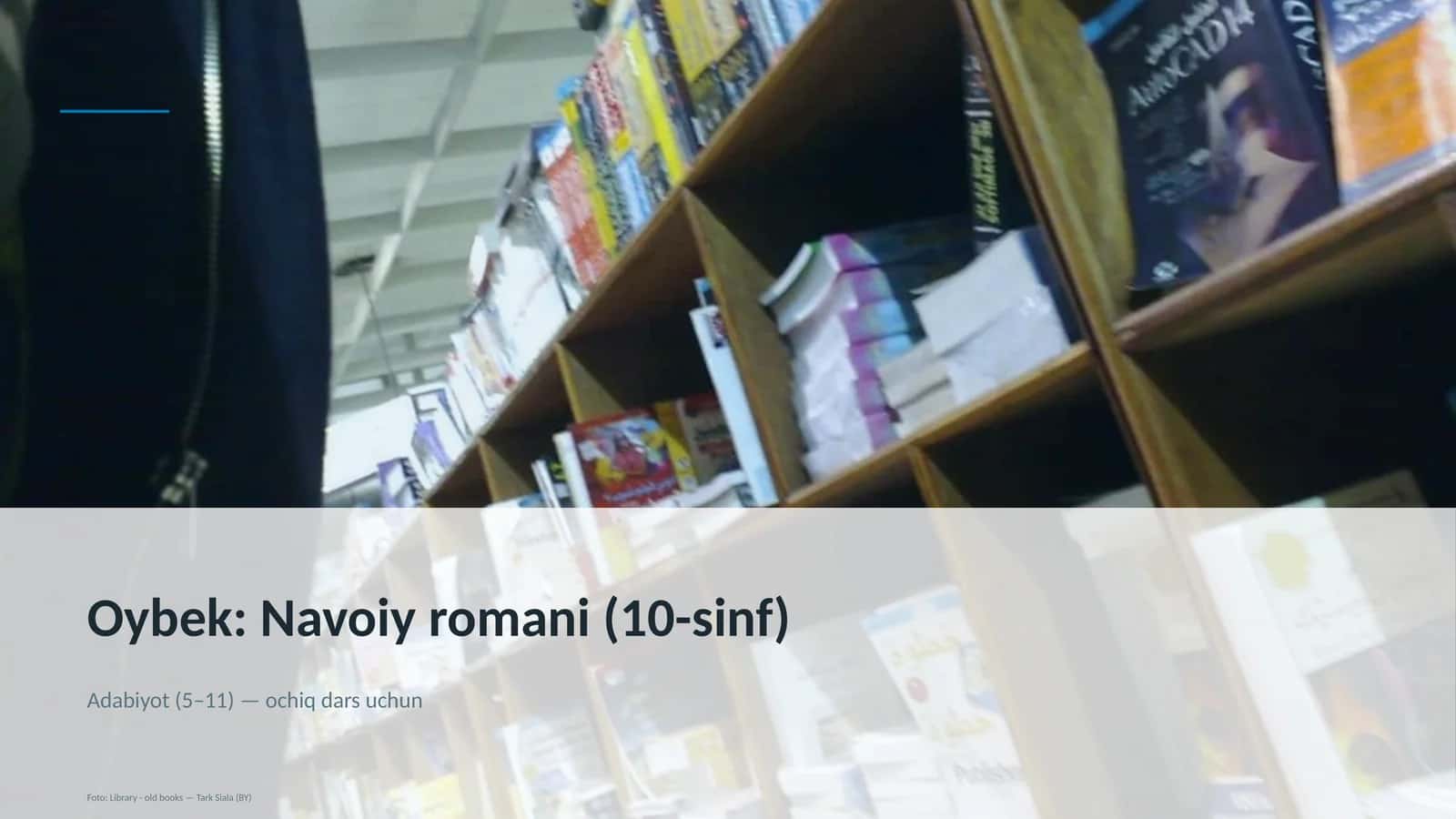 Oybek: Navoiy romani (10-sinf) 1