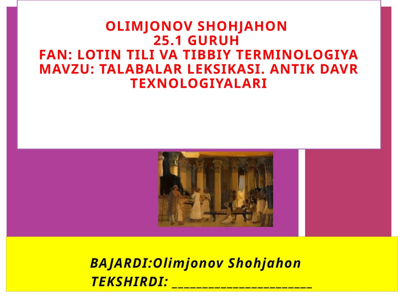 Lotin tilida tibbiy terminologiya 1