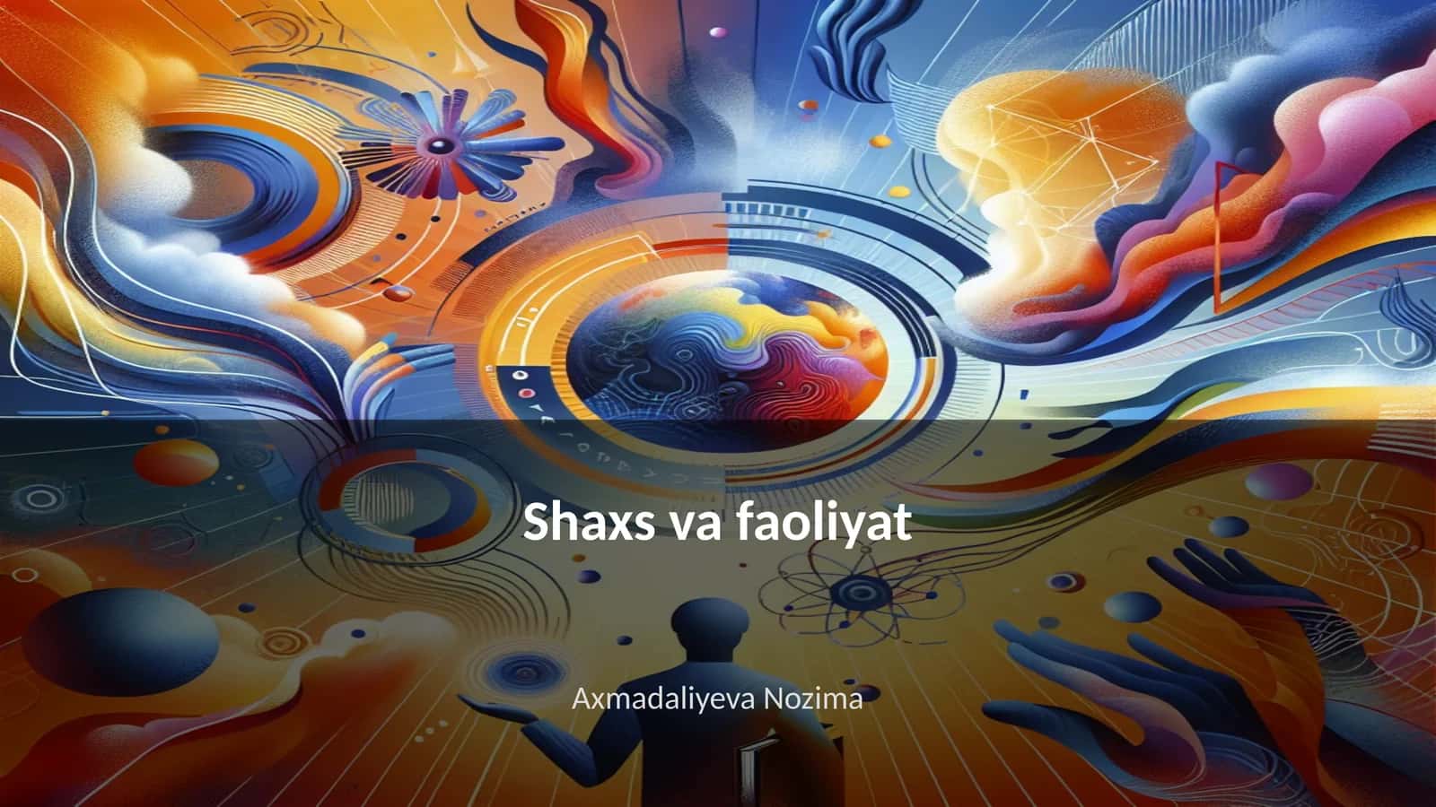 Shaxs va faoliyat 1