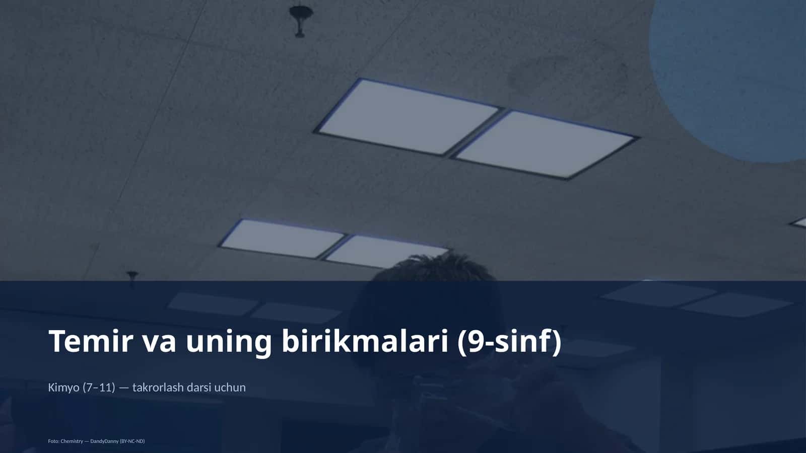 Temir va uning birikmalari (9-sinf) 1