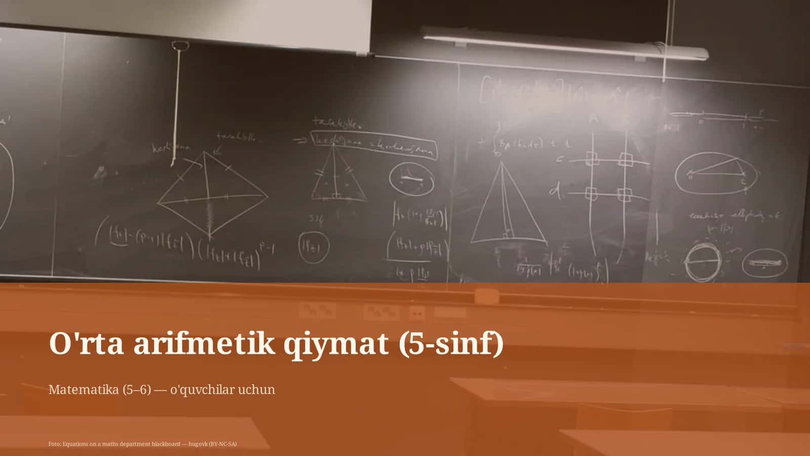 O'rta arifmetik qiymat (5-sinf) 1