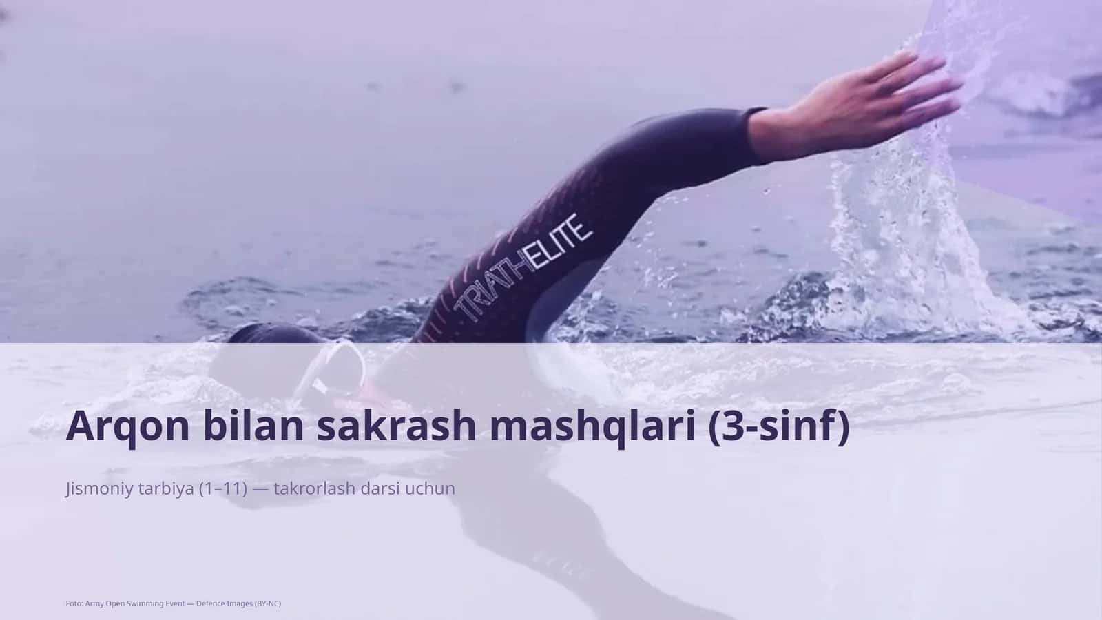 Arqon bilan sakrash mashqlari (3-sinf) 1