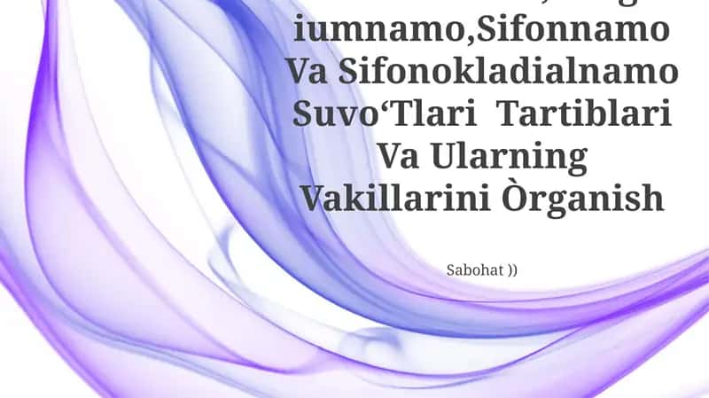 Uloltriksnamo,Edogoniumnamo,Sifonnamo Va Sifonokladialnamo SuvoʻTlari Tartiblari Va Ularning Vakillarini Òrganish 1