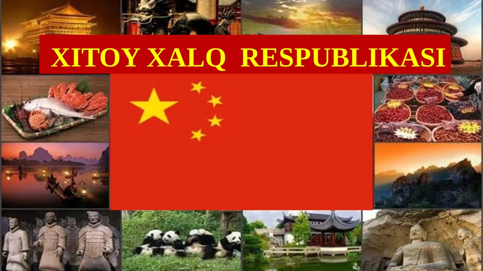 XITOY XALQ RESPUBLIKASI 1