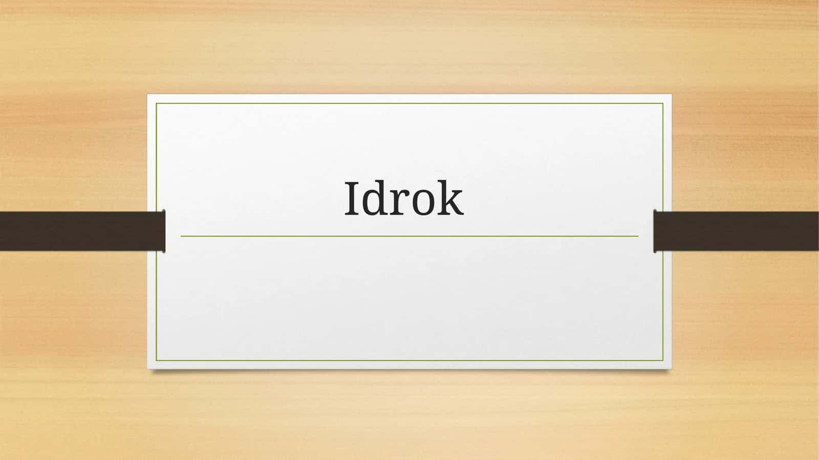 Idrok 1