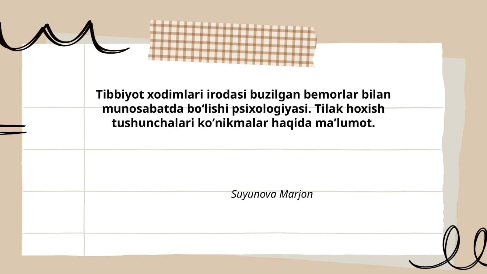 Irodasi buzilgan bemorlar bilan muloqot psixologiyasi 1