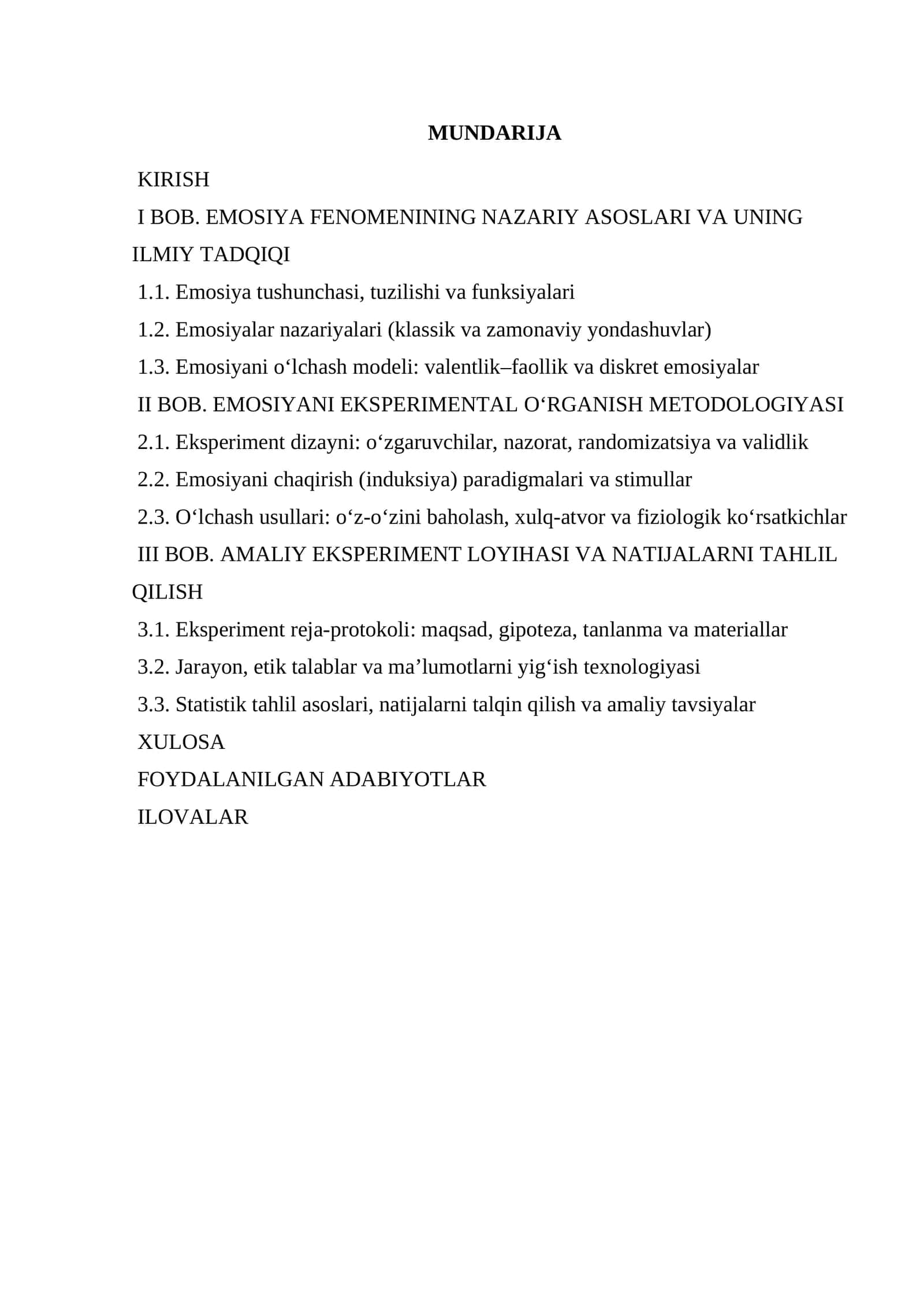 EMOSIYA FENOMENINING NAZARIY ASOSLARI VA UNING ILMIY TADQIQI 1