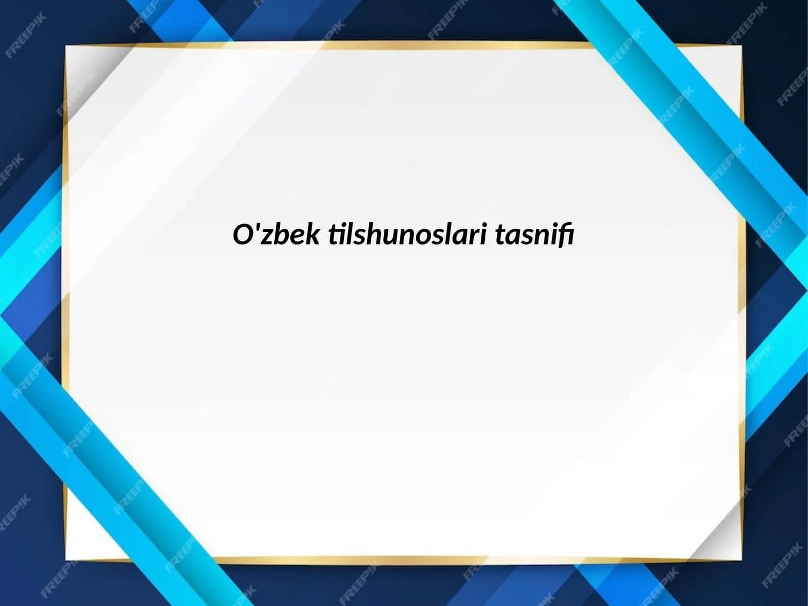 O'zbek tilshunoslari tasnifi 1