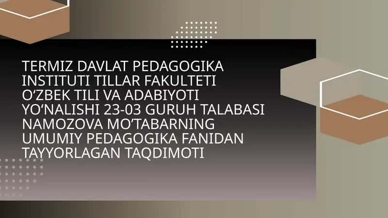 Oʻzbek tili va adabiyoti 1