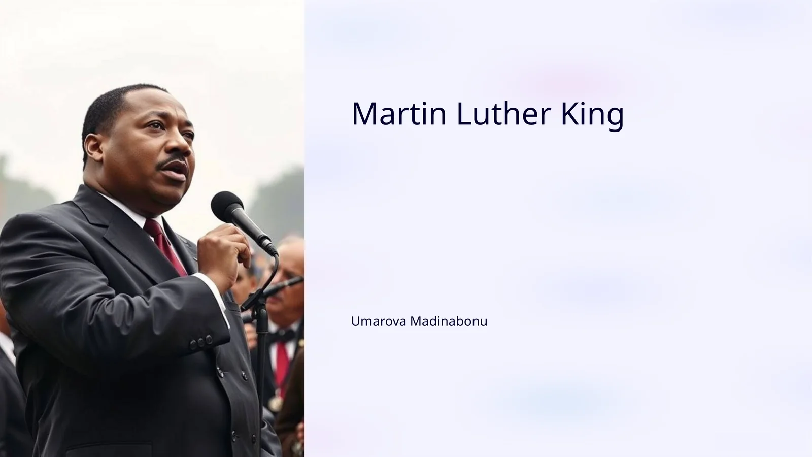 Martin Luther King 1