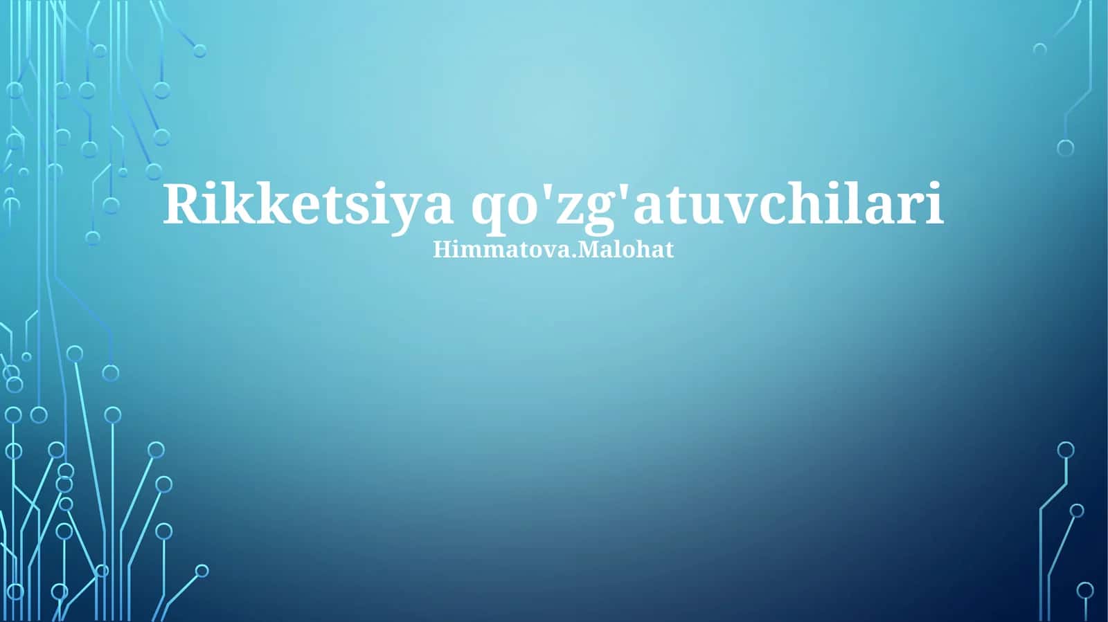 Rikketsiya qo'zg'atuvchilari 1