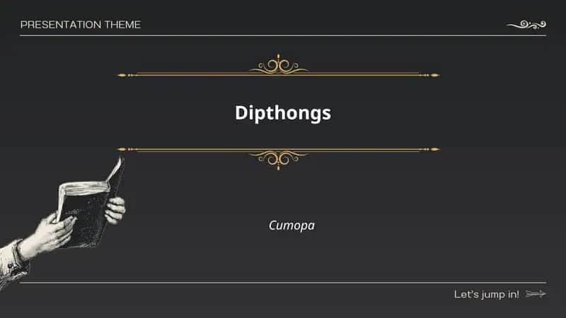 Dipthongs 1