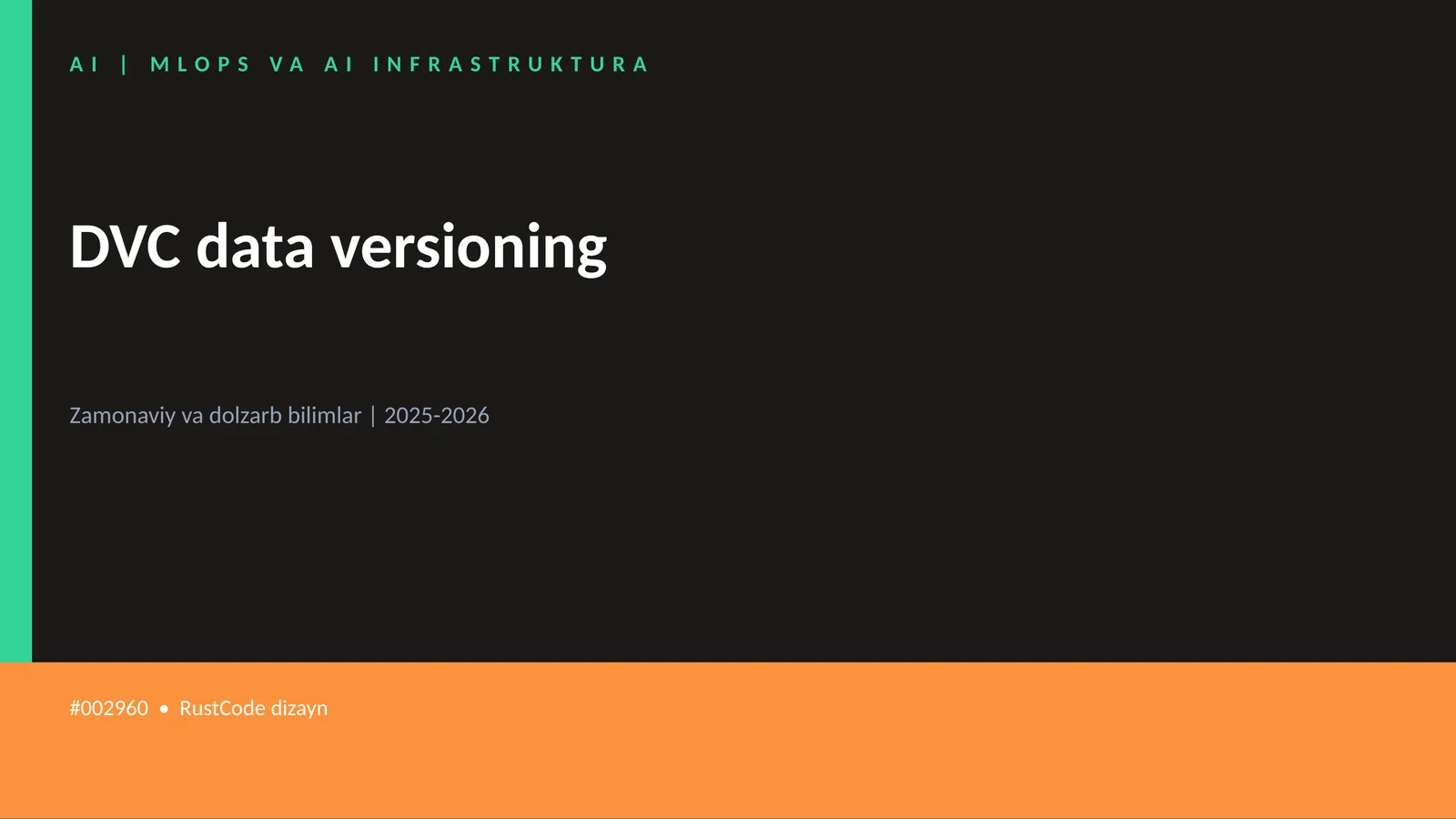 DVC data versioning 1