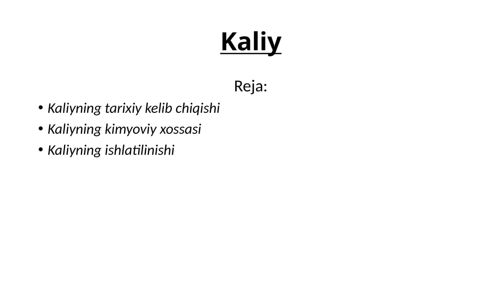 Kaliy 1