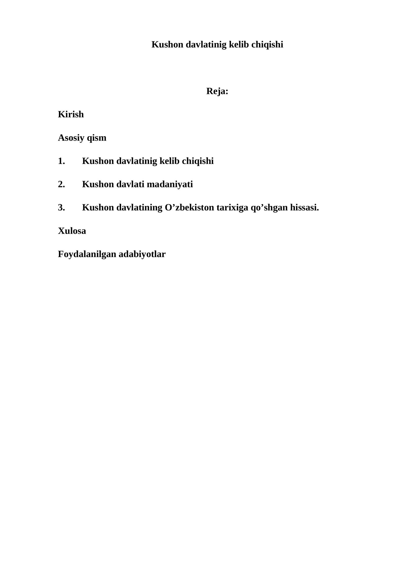 Kushon davlatinig kelib chiqishi 1