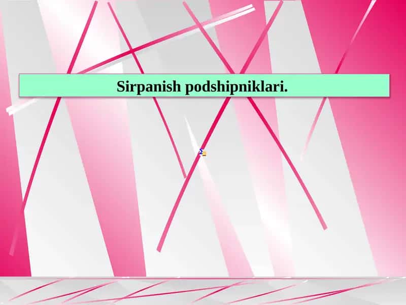 Sirpanish podshipniklari 1
