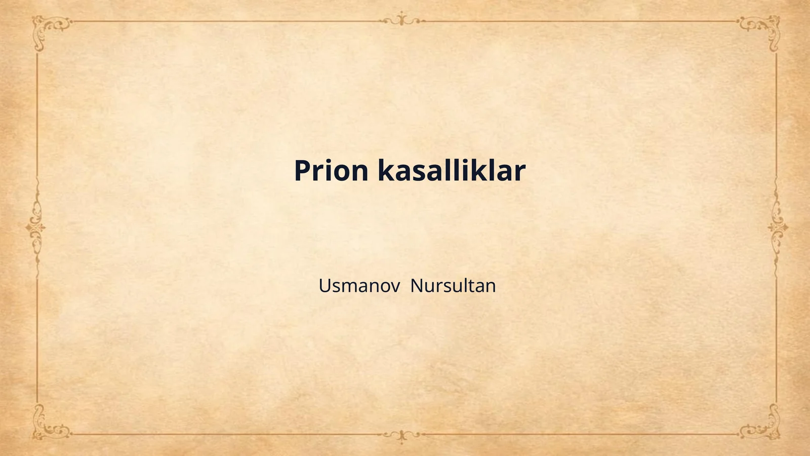 Prion kasalliklar 1