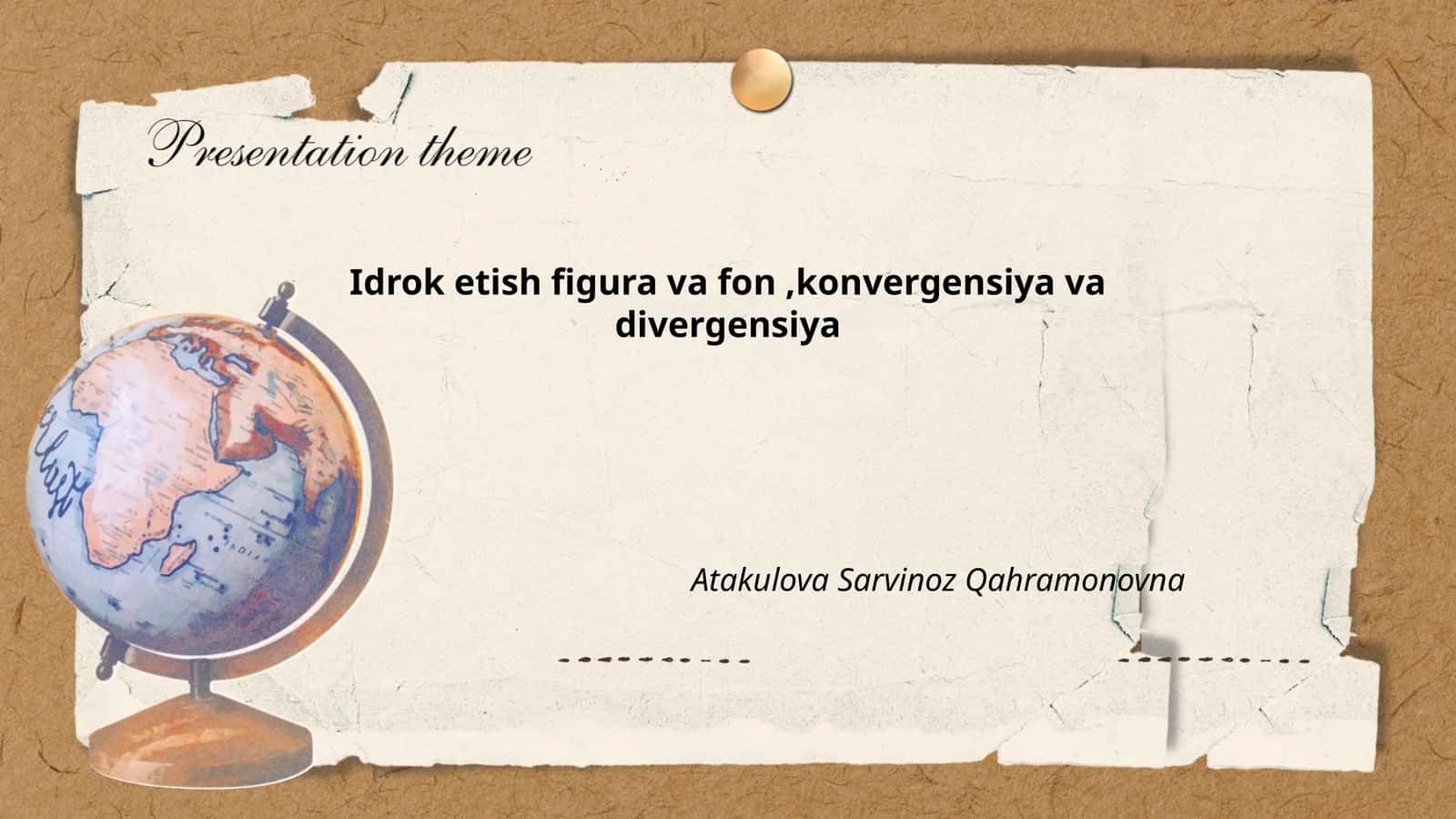 Idrok etish figura va fon,konvergensiya va divergensiya 1