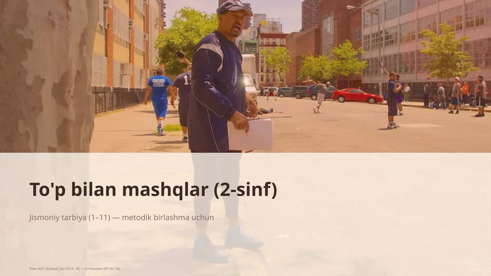 To'p bilan mashqlar (2-sinf) 1