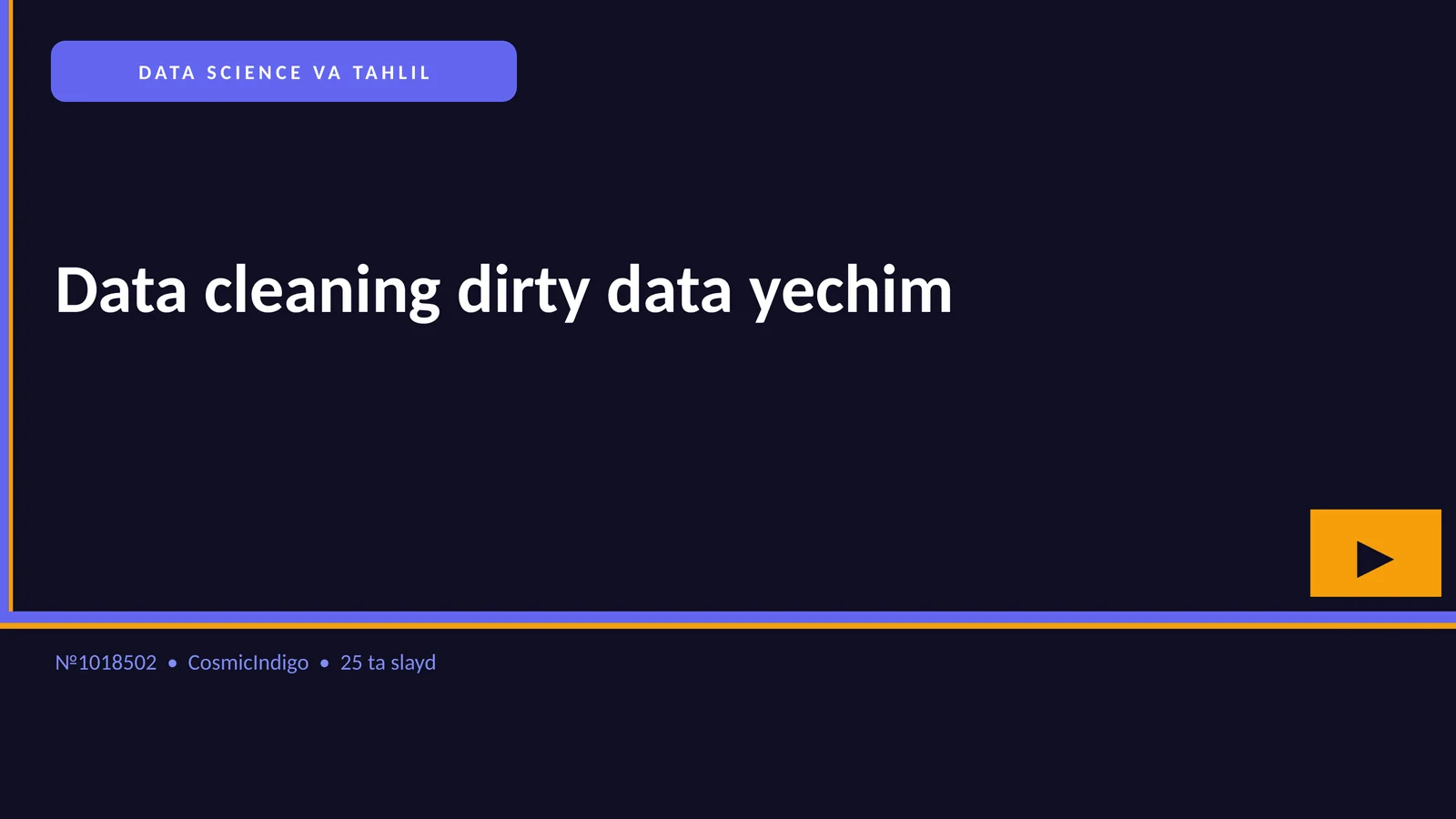 DATA SCIENCE VA TAHLIL 1