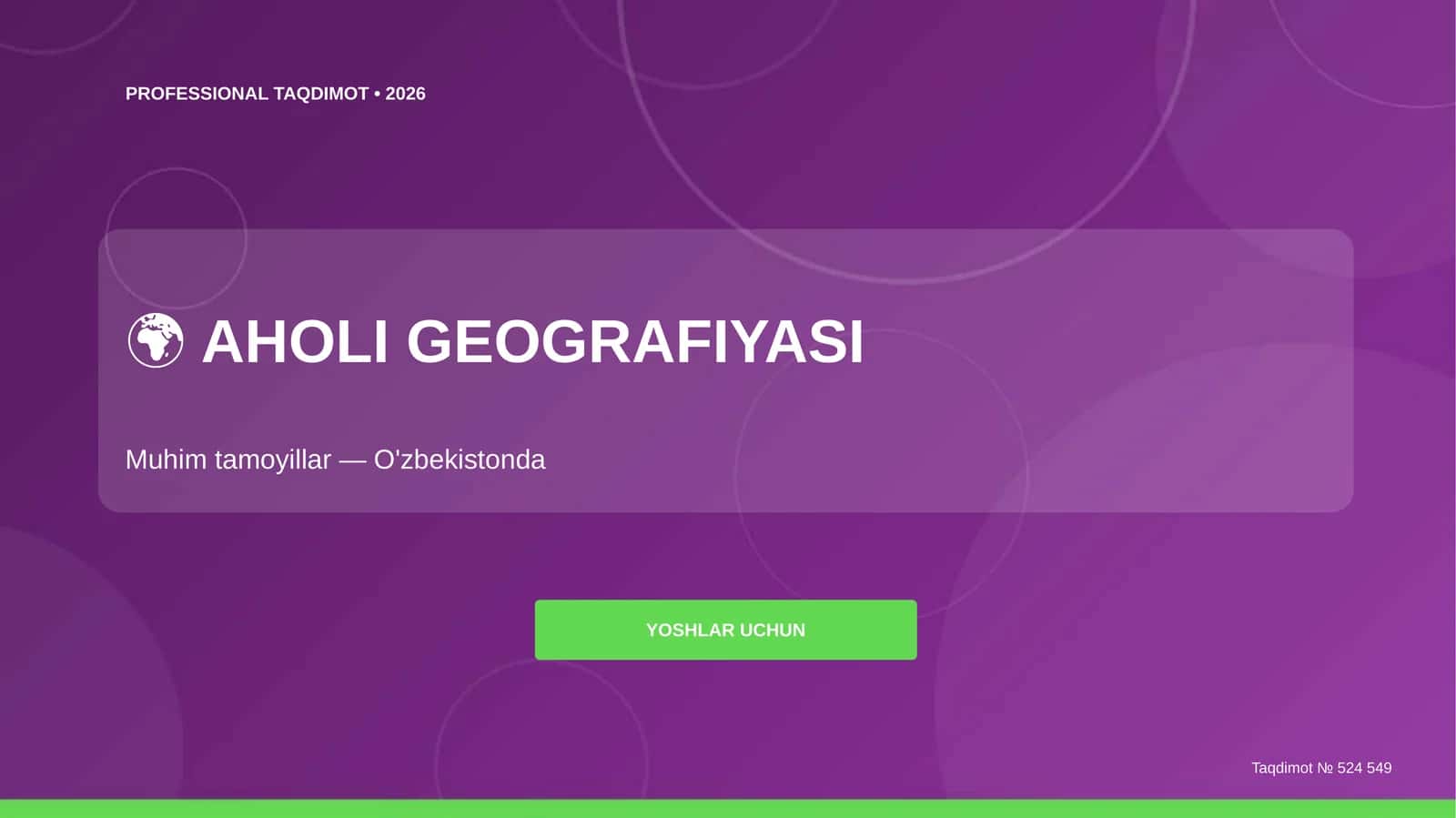 AHOLI GEOGRAFIYASI 1