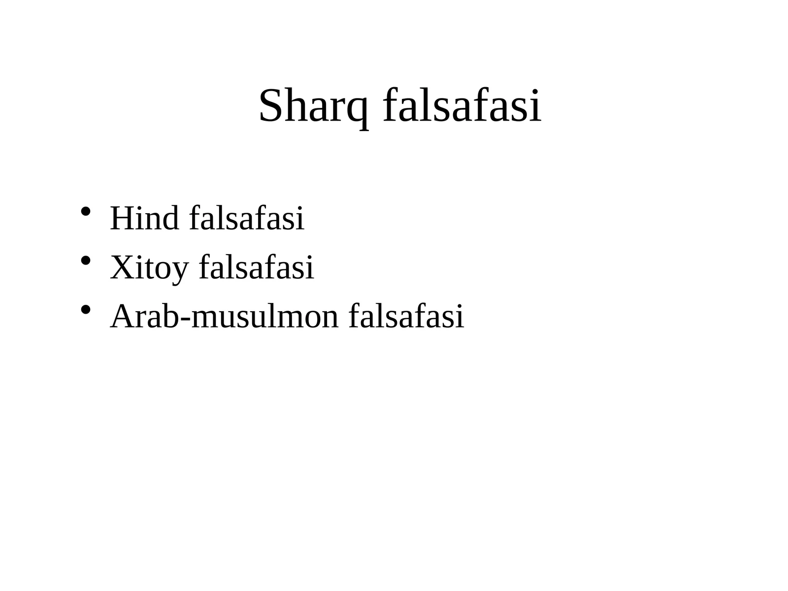 Hind falsafasi 1