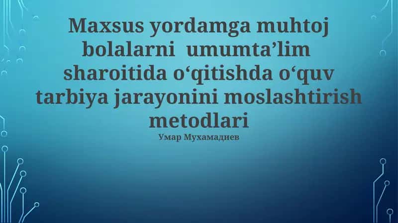 Kommunikatsiya va Til Yordami 1