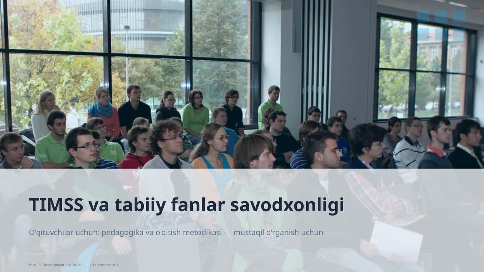 TIMSS va tabiiy fanlar savodxonligi 2