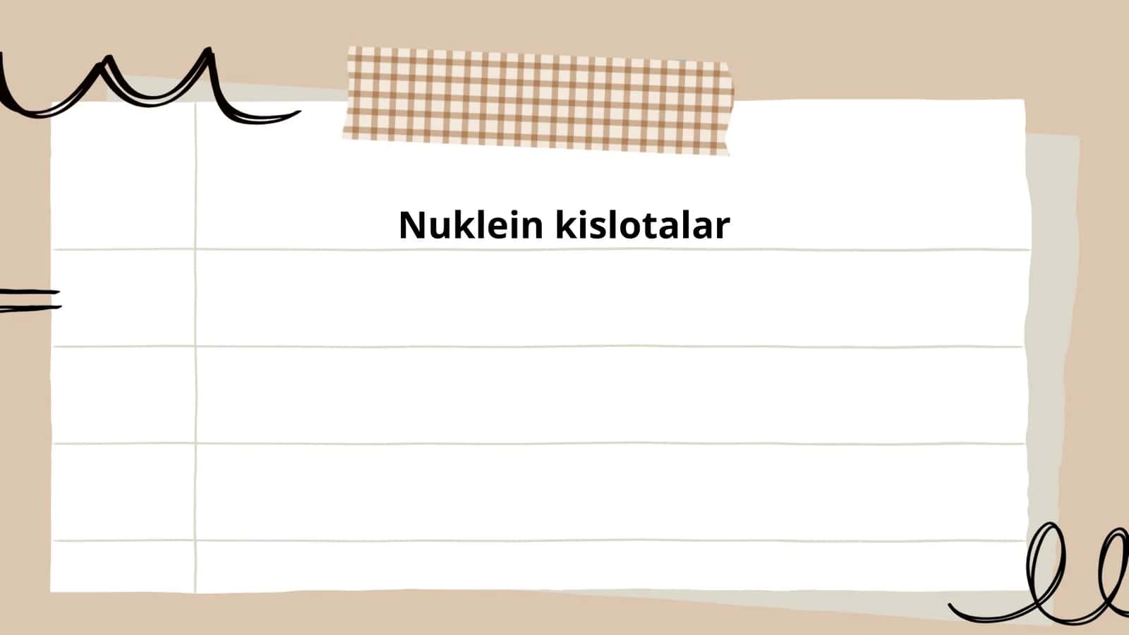 Nuklein kislotalar 1