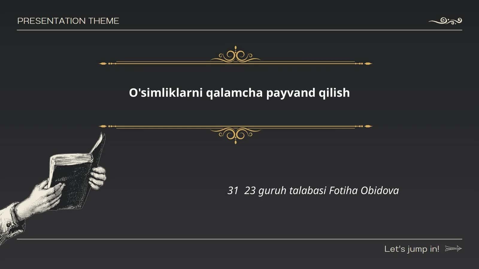 O'simliklarni qalamcha payvand qilish 1