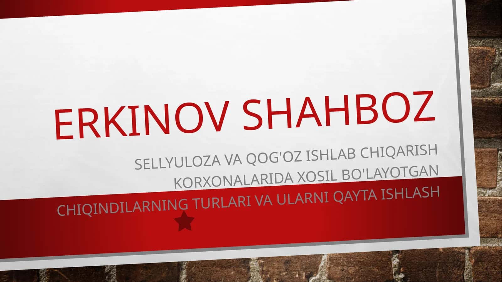 Erkinov Shahboz 1